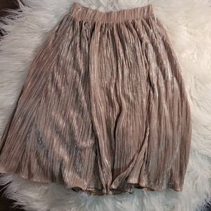 xs gold skirt